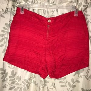 Cute bright red shorts